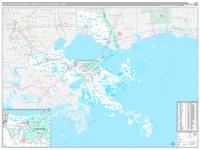 New Orleans Metairie Metro Area Wall Map